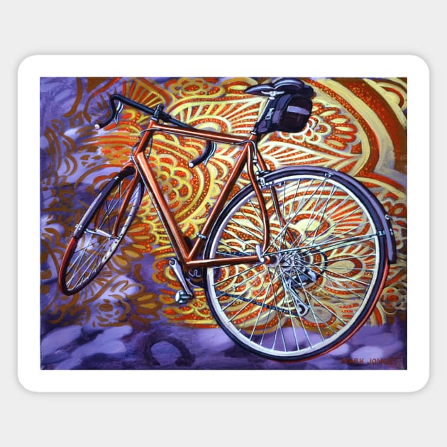 Cannondale Touring Bicycle Sticker by markhowardjones